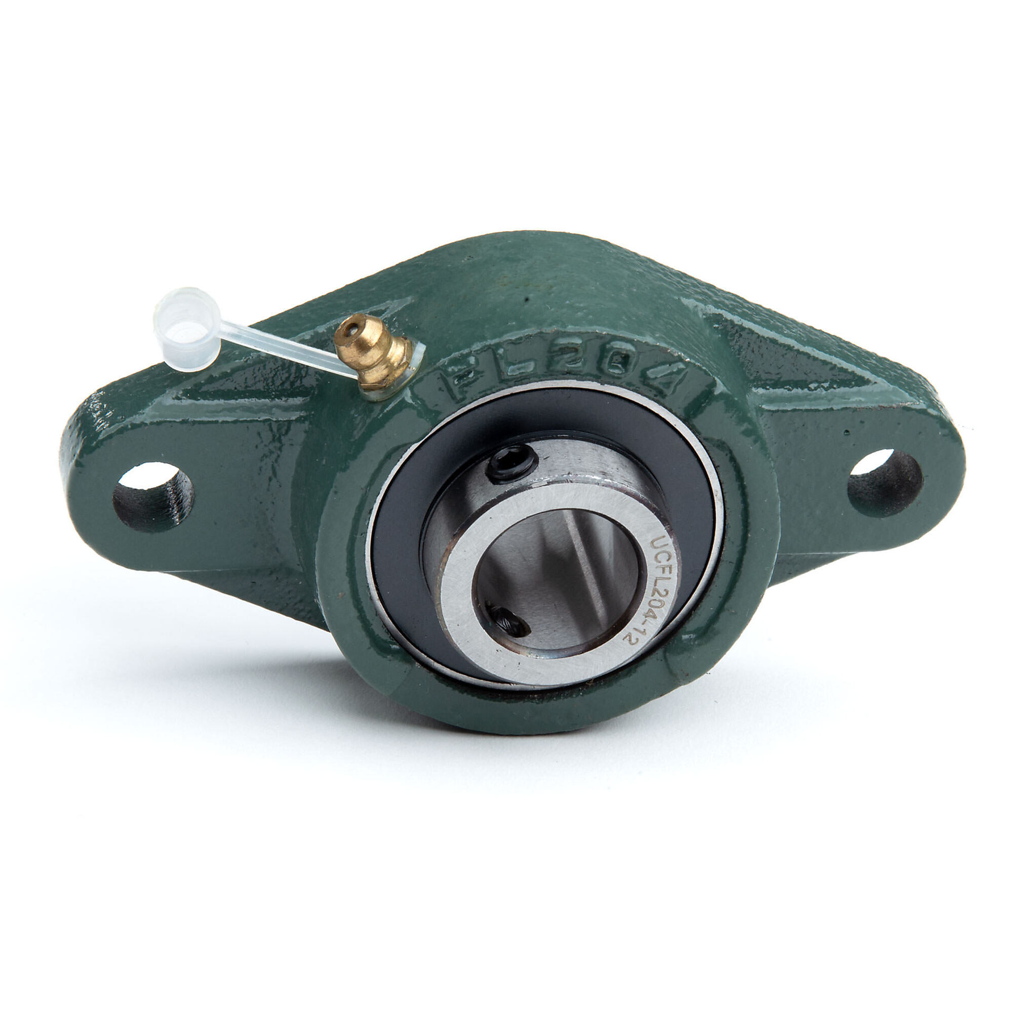 Bailey, Flange-2-Bolt-Set Screw, Bore Diameter 0.75 in, Static Load Capacity 1390 lb, Model# 154012